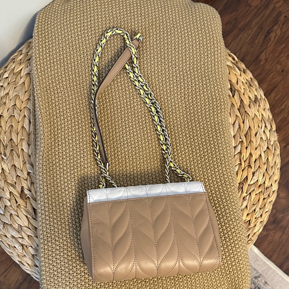 Kate Spade White and Tan Quilted Crossbody Bag - Picture 3 of 7